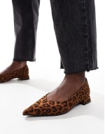 Lavinia heeled ballet in leopard