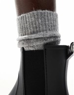 Phoebe chunky chelsea boots in black