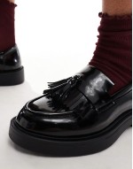 Lawton tassel loafers in black