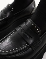 Jacina studded chunky loafers in black