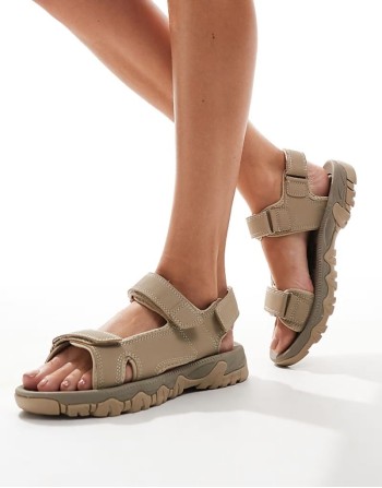 sports sandals in brown