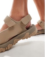 sports sandals in brown