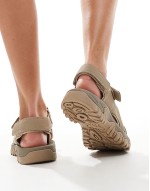 sports sandals in brown